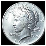 1921 Silver Peace Dollar CLOSELY UNCIRCULATED