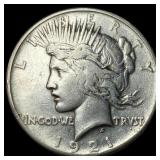 1921 Silver Peace Dollar CLOSELY UNCIRCULATED