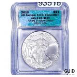 2010 Silver Eagle ICG  F.U.N. Con. Award of Apprec