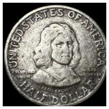 1934 Silver Maryland Tercentenary Half Dollar LIGH