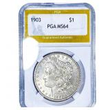 1903 Morgan Silver Dollar PGA MS64