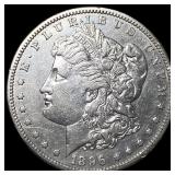 1896-S Silver Morgan Dollar CLOSELY UNCIRCULATED