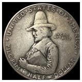 1920 Silver Pilgrim Half Dollar NICELY CIRCULATED
