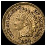 1864 Bronze Indian Head Cent CLOSELY UNCIRCULATED