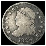 1829 Capped Bust Half Dime NICELY CIRCULATED