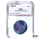 1964-D Kennedy Half Dollar PCI MS64