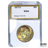 1977-D Kennedy Half Dollar PCI MS64