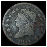 1813 Classic Head Large Cent NICELY CIRCULATED