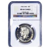 1966 Kennedy Half Dollar NGC MS66 Cameo
