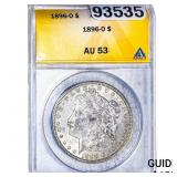 1896-O Morgan Silver Dollar ANACS AU53