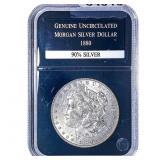 1880 Morgan Silver Dollar  GENUNC