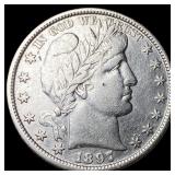 1897 Silver Barber Half Dollar NEARLY  UNCIRCULAT