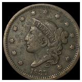 1837 Coronet Head Large Cent LIGHTLY CIRCULATED