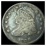 1830 Capped Bust Dime NICELY CIRCULATED