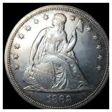 1868 Seated Liberty Dollar