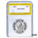 1925 Standing Liberty Quarter PGA MS65
