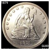1879 Seated Liberty Quarter CHOICE BU+
