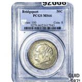 1956 Bridgeport Half Dollar PCGS MS66
