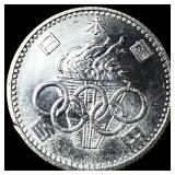 1964 Japan Silver 100 Yen