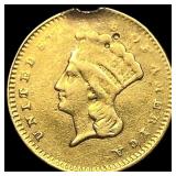 1858 Gold $1 Indian Head Type 3 HIGH GRADE