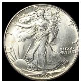 1945 Silver Walking Liberty Half Dollar UNCIRCULAT
