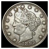 1895 Liberty Head Nickel NEARLY UNCIRCULATED