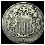 1882 Shield Nickel LIGHTLY CIRCULATED