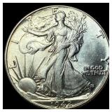 1942 Walking Liberty Half Dollar GEM BU