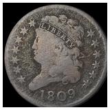 1809 Classic Head Half Cent NICELY CIRCULATED