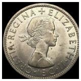 1960 Great Britain Elizabeth II Silver 1/2 Crown