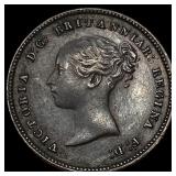 1844 Ceylon Copper 1/2 Farthing