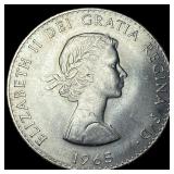 1965 Great Britain Copper Nickel Crown-Winston Chu