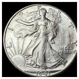 1941-D Silver Half Dollar UNCIRCULATED