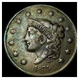 1835 Coronet Head Large Cent NEARLY UNCIRCULATED