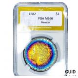 1882 Morgan Silver Dollar PGA MS66 Monster