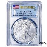2021 Silver Eagle PCGS MS69
