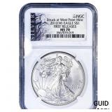 2012 Silver Eagle NGC MS70