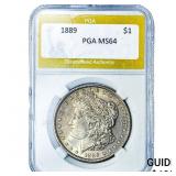 1889 Morgan Silver Dollar PGA MS64