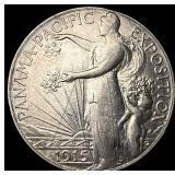 1915-S Silver Panama-Pacific Half Dollar HIGH  GR