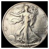 1938-D Silver Walking Liberty Half Dollar  ABOUT