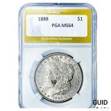 1888 Morgan Silver Dollar PGA MS64
