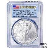 2025 Silver Eagle PCGS MS69