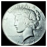 1927 Peace Silver Dollar CLOSELY UNCIRCULATED
