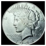 1928-S Silver Peace Dollar CLOSELY UNCIRCULATED
