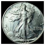 1942-D Silver Half Dollar UNCIRCULATED