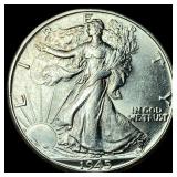 1945-S Silver Walking Liberty Half Dollar CLOSELY