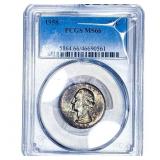1958 Washington Silver Quarter PCGS MS66