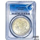 1921 Morgan Silver Dollar PCGS MS64