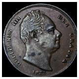 1835 Great Britain Copper Farthing