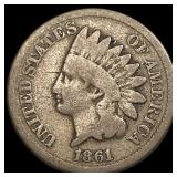 1861 Indian Head Cent NICELY CIRCULATED